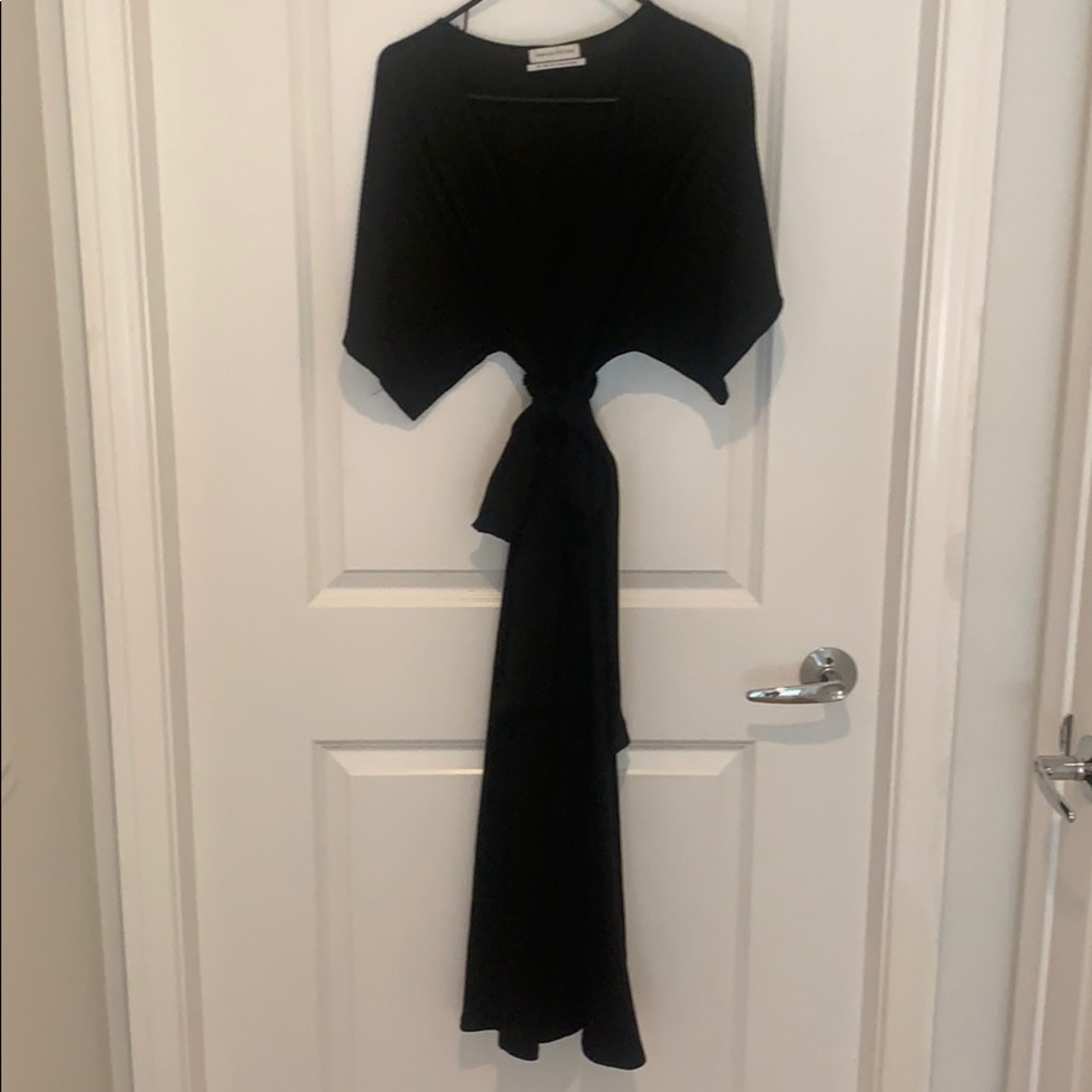 Black stretchy Midi Dress